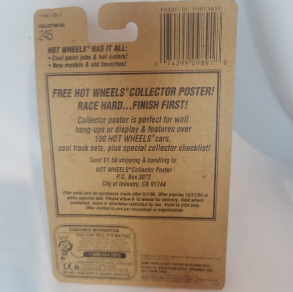 Hot Wheels Driven To The Max 1992 - Picture 3 of 3